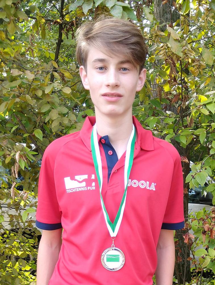 Jakob Hesse gewinnt Silber Jakob Hesse gewinnt Silber bei der Landesrangliste des TTVN 2019
